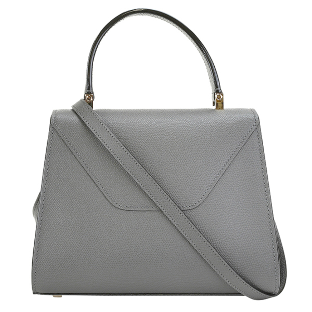 Valextra Handbag Iside Mini Gray
